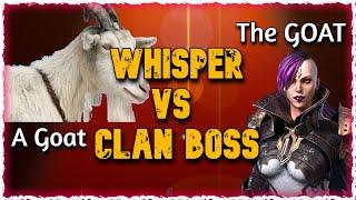 MUST SEE | Whisper vs Ultra Nightmare Clan Boss | RAID: Shadow Legends