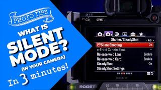 What is silent mode? (Photography stealth mode!)