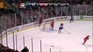 Vladimir Tarasenko PPG Feb 13 2013 St. Louis Blues vs Detroit Red Wings NHL Hockey goal