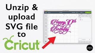 How to upload SVG files to Cricut Design Space