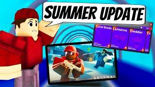 New Summer Ocean Update! in Roblox Arsenal!