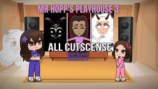 Esther & Ruby React - Mr. Hopp's Play House 3 (All Cutscenes & Endings)