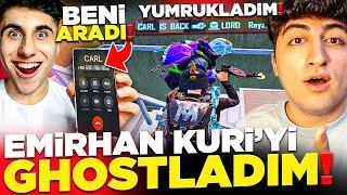 EMİRHAN KURİ BANA SALLADI! GHOSTLAYIP YUMRUKLADIM! (SİNİRDEN BENİ ARADI ) PUBG Mobile