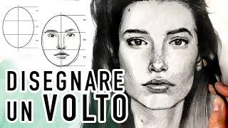 HOW TO DRAW A FACE! Tutorial for realistic pencil drawing step by step portrait