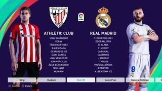 eFootball PES 2021  Athletic Bilbao vs Real Madrid / Supercopa de España / Realism Mod FULL GAMEPLAY