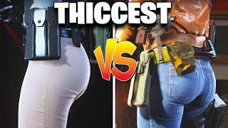 which Park Skin is THICCEST | Park Investigator vs Handler Skin THICC