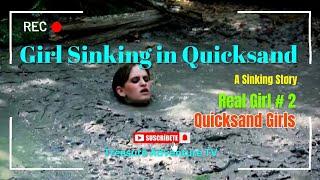 Deep Forest Nightmares: Girl Trapped in Quicksand || Quicksand Girls #survival #adventure #quicksand