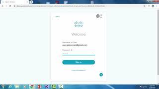 Tutorial for Cisco Login