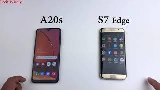 SAMSUNG A20s vs S7 Edge | Speed Test Comparison