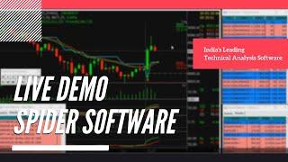 SPIDER SOFTWARE LIVE DEMO | TECHNICAL ANALYSIS SOFTWARE