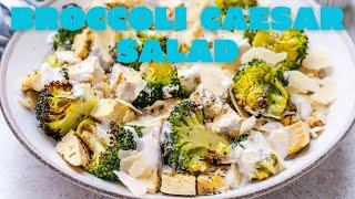 Roasted Broccoli Caesar Salad Recipe