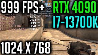 Counter-Strike: Global Offensive - RTX 4090 + I7-13700K MAX FPS! [1024x768]