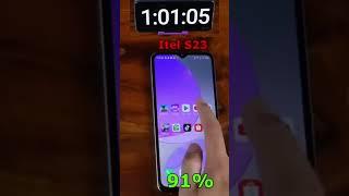 Itel s23 4g Battery Drain Test 100-0% #smartphone #zonebir #shorts #youtubeshorts #batterydraintest