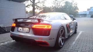 Audi R8 V10 Plus X Fi Exhaust - Watch Out For Fi Sound !!