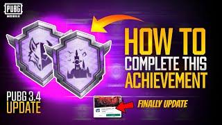 Pubg 3.4 Update | How to complete Achievements | New event Missions | PUBGM