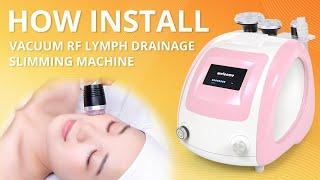 Vacuum RF Lymph Drainage Slimming Body Installation