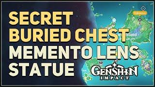 Secret Memento Lens Statue Buried Chest Dig Site Genshin Impact