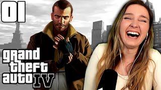 My FIRST Time Playing GTA 4 & it's Pure Chaos! I LOVE NIKO & ROMAN! ~ Part 1