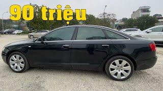 Audi A6 3.2 AT 2007 đã ngập nước đâm va giá 90 triệu, xe sang hết date