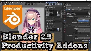 Blender Addons for managment and productivity