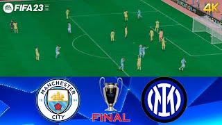 Manchester City vs Inter Milan - Final UEFA Champions League 2023 | FIFA 23 Next Gen Gameplay PC 4K