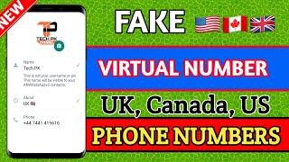 How to make Fake Whatsapp Account on UK  Number 2021||Make Fake WhatsApp Account without Number