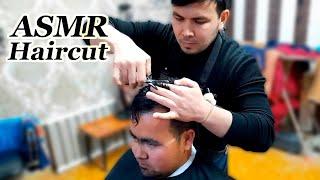 ASMR Haircut by Uzbek Barber