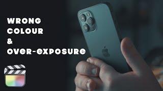 Fix iPhone "Dolby Vision" HDR Over-Exposure & Wrong Colour Space in FCPX | Final Cut Pro X Tutorial