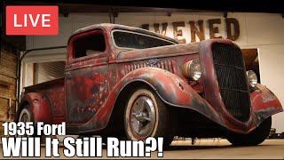 LIVE Forgotten 1935 Ford Truck | Will It Run | Gene Winfield Inspired Build |RESTORED