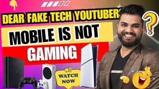 Indian Tech YouTubers: Don't Try to Play PUBG Or BGMI on Your Mom's Phone |  #tech #roast #gaming