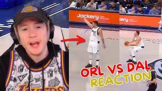 Reacting to Mavericks vs Magic Regular Season Game!