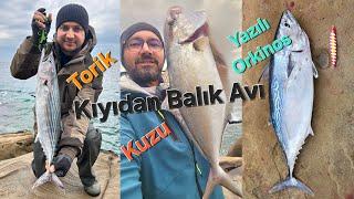 KIYIDAN TORİK | AKYA | YAZILI ORKİNOS AVLADIK - Shore Jig ile Balık Avı