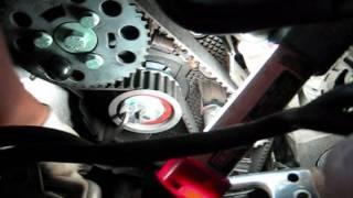 VW Jetta TDI timing belt tensioner replacement and tightening procedure