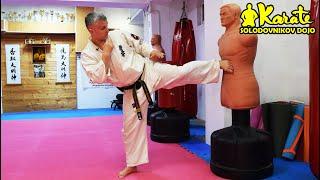 Комбинации с ударом Уширо Гери Киокушин Каратэ | Combinations with  Ushiro Geri Kyokushin Karate