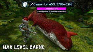 MAX LEVEL CARNO TAMING!! |ARK SURVIVAL EVOLVED MOBILE EP5 S1 (domando carnotauro level máximo)