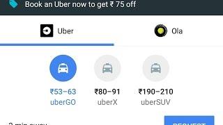 Book Uber and Ola directly from your Google maps now. Know How!