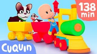 BIG AND SMALL | Learn with Cuquín's Colorful Train and more Educational Videos for Kids