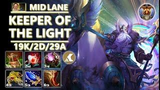 7.36c Keeper Of The Light Mid Lane | Pos 2 KotL SOLAR BIND Facet | Dota 2 Immortal Gameplay