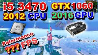 GTX 1060 6gb×CORE i5 3470/fortnite fps test/chapter 4 season 4/solo/performance mode