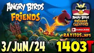 Angry Birds Friends All Levels Tournament 1403 Highscore POWER-UP walkthrough