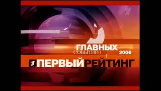 Заставка информационной программы "Время. Первый рейтинг" (Первый канал, 14.01.2007)