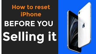 How to reset or factory reset or format your iPhone ios device before you selling it