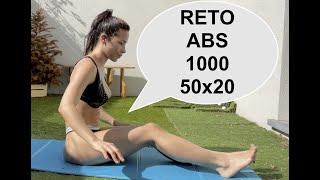 #AbsChallenge 1000 Abs 50x20 Reps in 35 Minutes