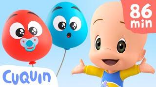 Learn colors with Cuquín and his Baby Balloons   Educational videos for children