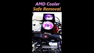 How to Properly Remove an AMD Wraith Prism Cooler from an AMD CPU / Motherboard #Shorts