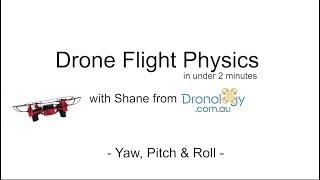 Drone flight physics in under 2 minutes - Yaw, Pitch & Roll