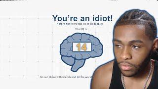 I TOOK AN IQ TEST AND THE RESULTS WERE CONCERNING.....