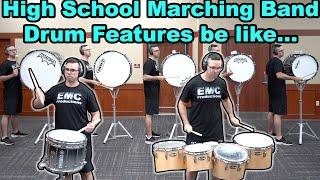 10 Kinds of Drum Features in High School Marching Band