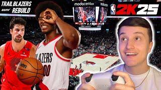 [ASMR Gaming] NBA2K25 Rebuild | MY Favorite Team Portland TrailBlazers (w/ controller sounds)