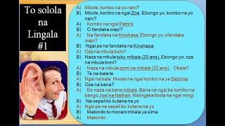 Learn lingala in 10 minutes - To solola na Lingala - Conversation # 1
